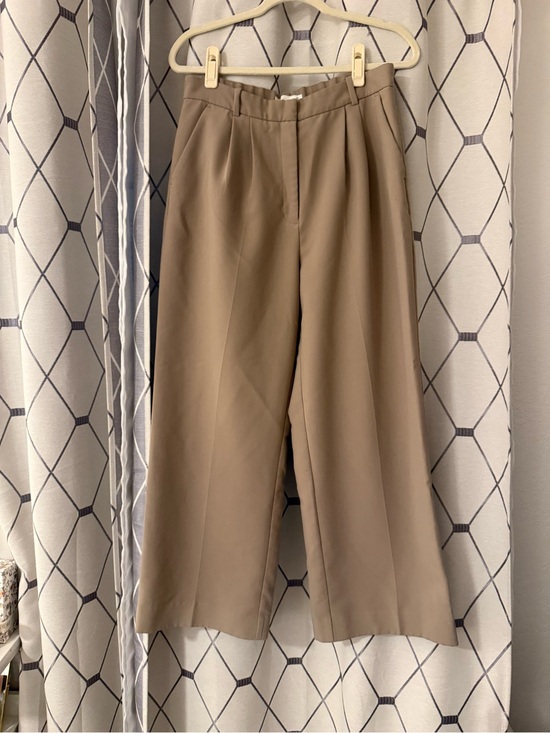 Abercrombie & Fitch Pants - Abercrombie & Fitch Wide Leg Trousers - Khaki